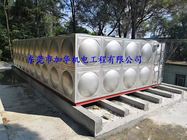 惠州后勤部队100吨消防水箱2台